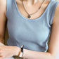 Plus Size Ribbed Scoop Neck Tank - GiFTiFY