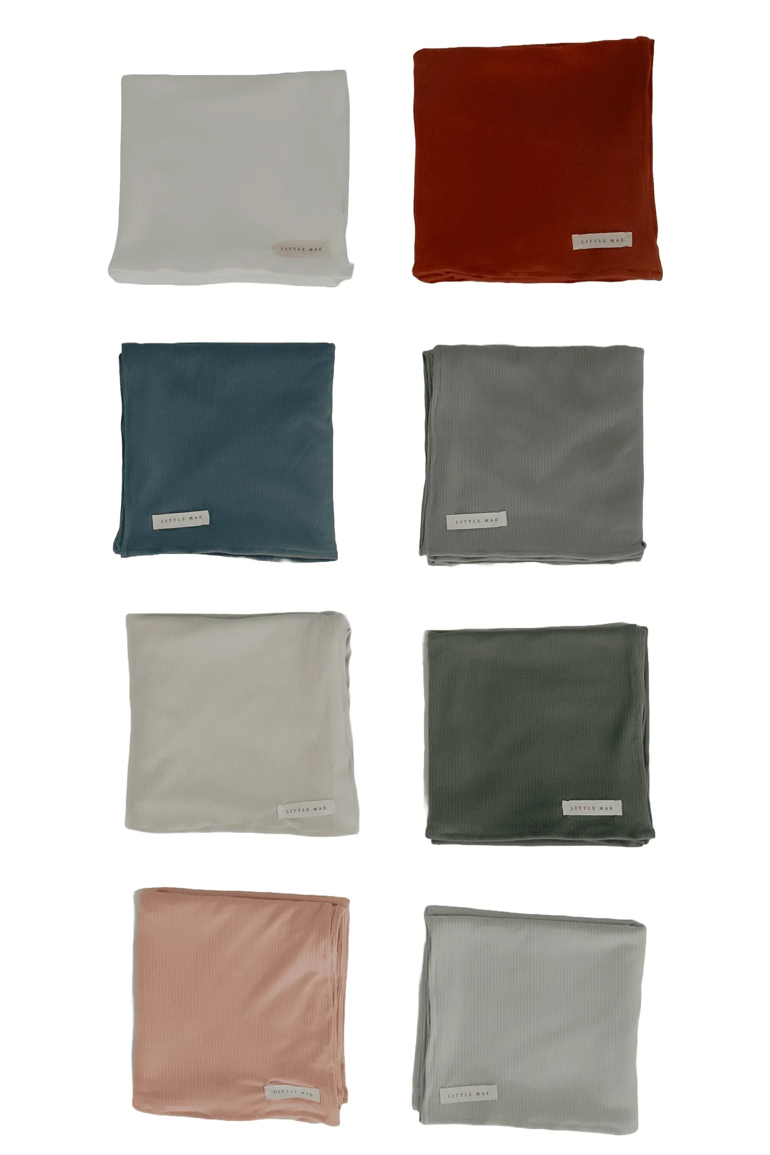 Seafoam Ribbed Stretch Swaddle - GiFTiFY