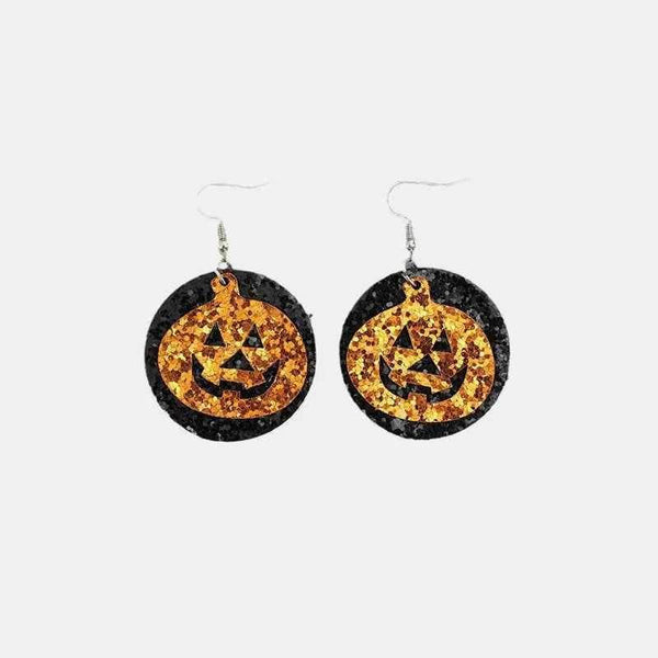 PU Leather Pumpkin Earrings - GiFTiFY