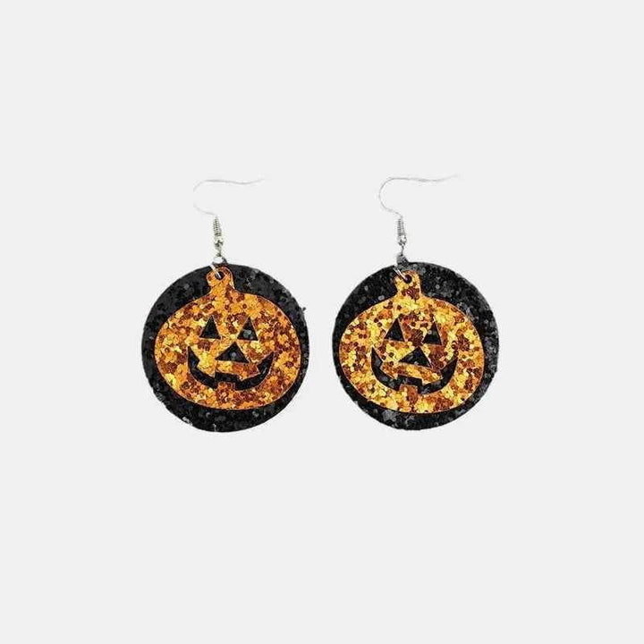 PU Leather Pumpkin Earrings - GiFTiFY