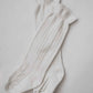 Ruffle Cotton Knee High Socks