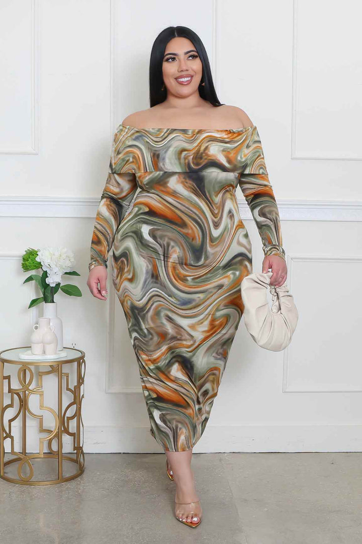 To The Beat Plus Size Dress - GiFTiFY