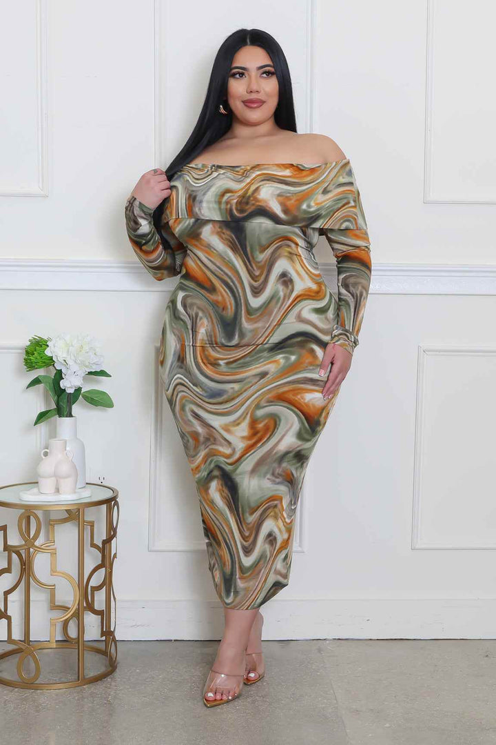 To The Beat Plus Size Dress - GiFTiFY