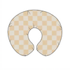 Butter Cream & White Checkered Nursing Pillow Cover