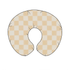 Butter Cream & White Checkered Nursing Pillow Cover - GiFTiFY