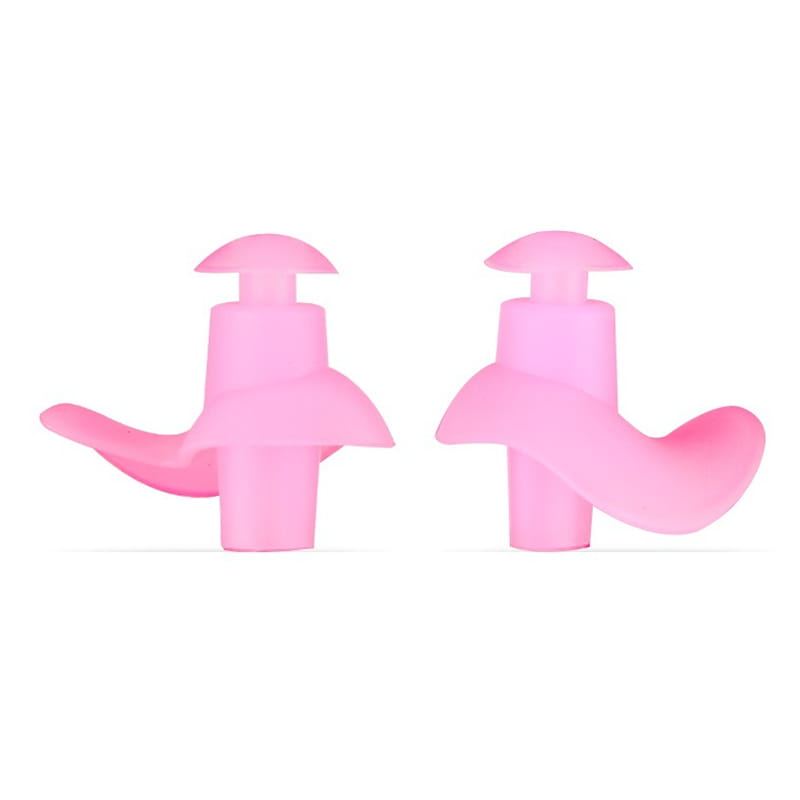 Blue Silicone Water Sports Earplugs Hypoallergenic
