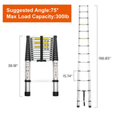 Aluminum Telescoping Ladder For Outdoor Work - GiFTiFY
