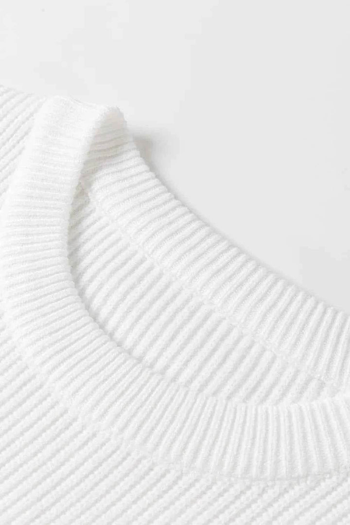 HELLO PUMPKIN Round Neck Long Sleeve Sweater - GiFTiFY