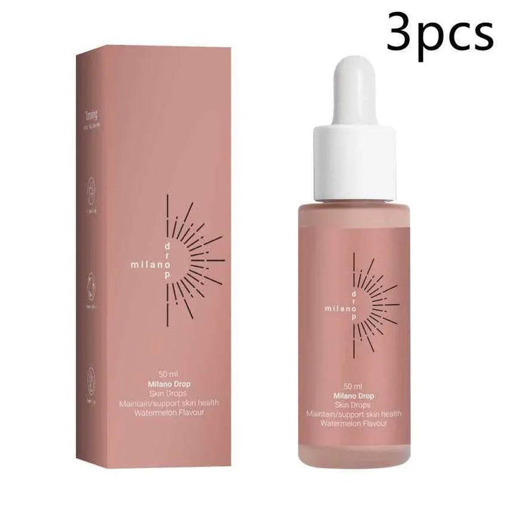 Tanning Face Serum Face Body Tanning Bed Outdoor Fine Line Repair Skin Serum Dark Bronzer Self Tanning Serum Drops - GiFTiFY