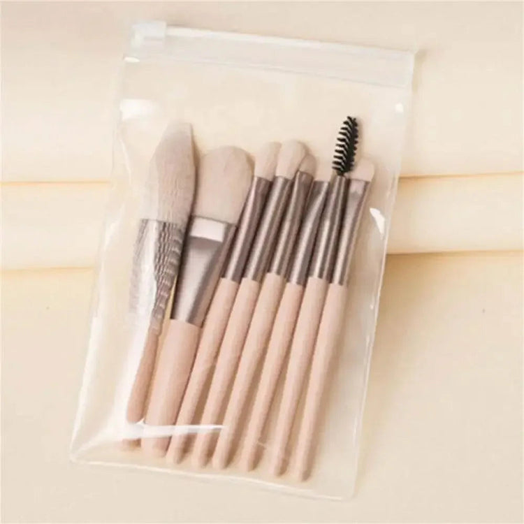 8Pcs Soft Fluffy Makeup Brushes Set for cosmetics Foundation Blush Powder Eyeshadow Kabuki Blending Makeup brush beauty tool - GiFTiFY