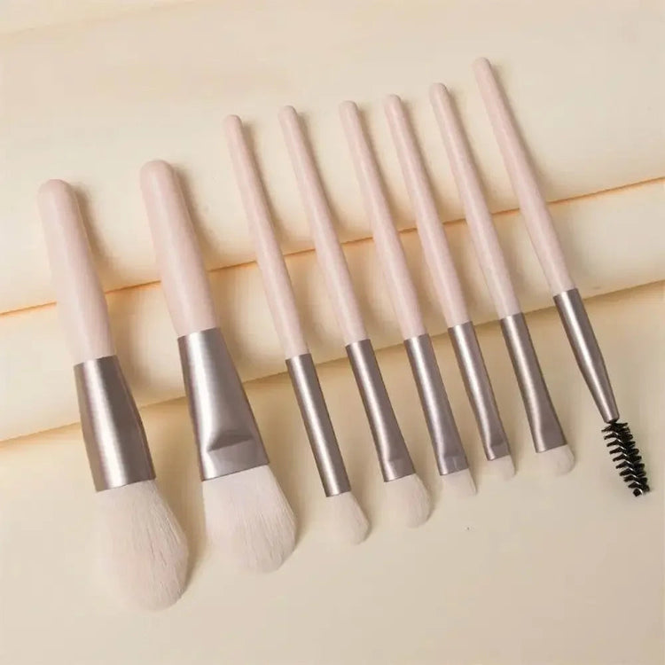 8Pcs Soft Fluffy Makeup Brushes Set for cosmetics Foundation Blush Powder Eyeshadow Kabuki Blending Makeup brush beauty tool - GiFTiFY