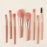 8Pcs Soft Fluffy Makeup Brushes Set for cosmetics Foundation Blush Powder Eyeshadow Kabuki Blending Makeup brush beauty tool - GiFTiFY