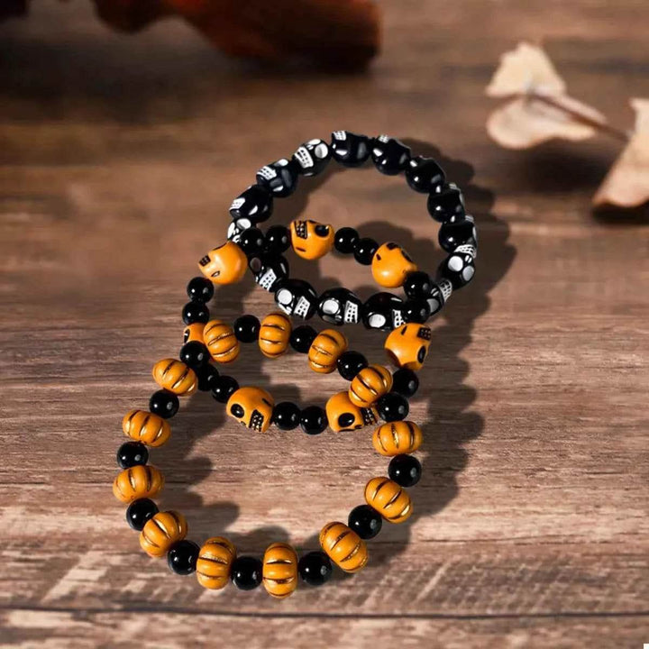 3 Piece Halloween Beaded Bracelet - GiFTiFY