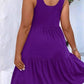 Plus Size Tiered Scoop Neck Tank Dress