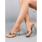 Sandals Women's Bohemian Colored Rhinestone