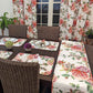 DaDa Bedding Set of 2-Pieces Romantic Roses Pink Floral Sheer Window Panel Curtains (JHW-879)