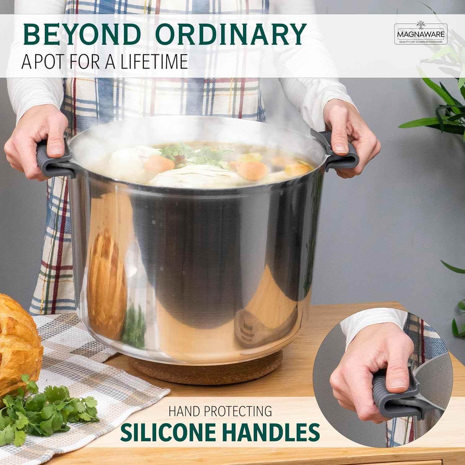 Stock Pot with Lid 18 Quarts - GiFTiFY