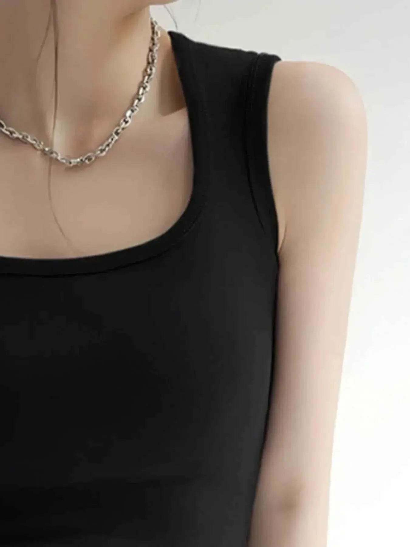 Plus Size Wide Strap Tank - GiFTiFY