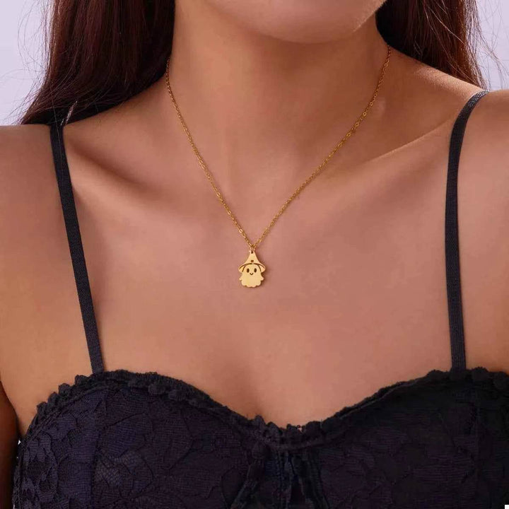 Halloween Ghost Pendant Necklace - GiFTiFY