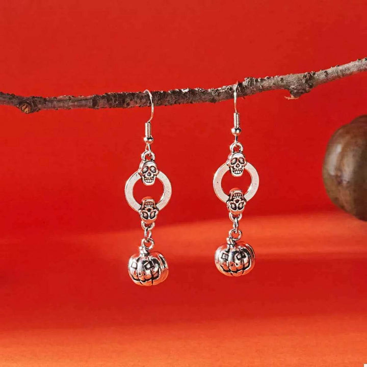 Halloween Pumpkin Dangle Earrings - GiFTiFY