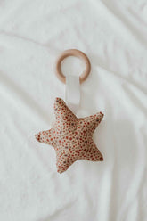 Poinsettia Wooden Shape Teethers - GiFTiFY