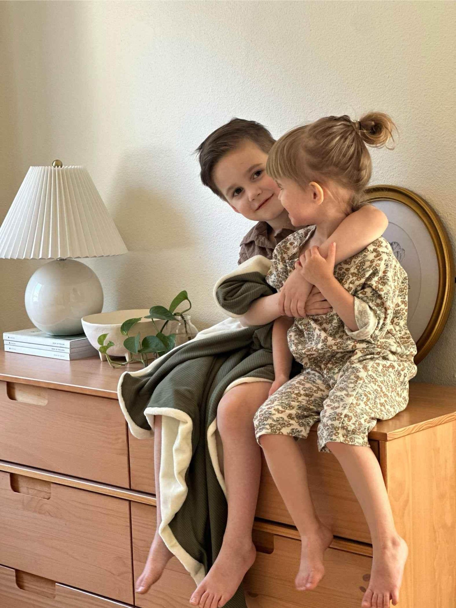 Moss Ribbed Toddler Blanket - GiFTiFY