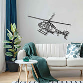 407GX Angle Metal Aircraft Wall Art - NCP0004 - GiFTiFY