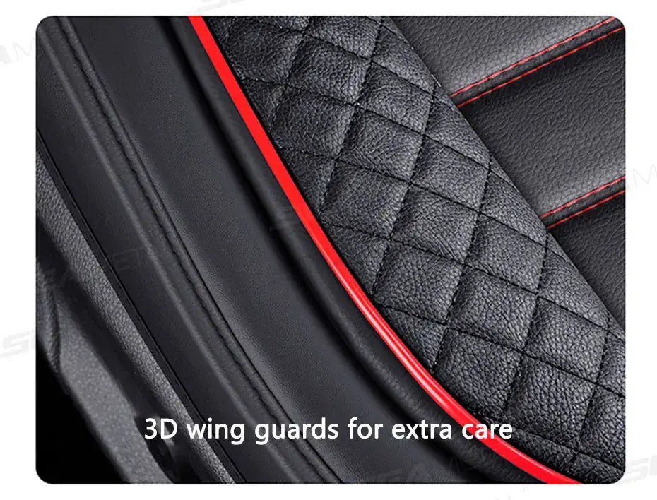 Black Leather Car Seat Covers Seametal Car Seat