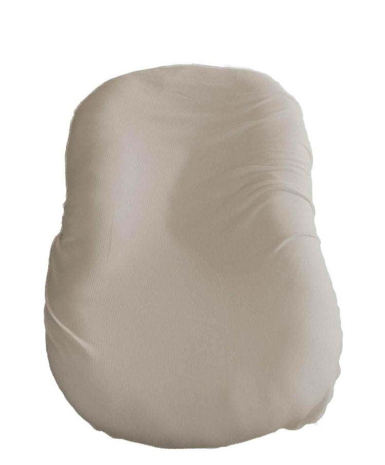Oat Ribbed Baby Lounger Cover - GiFTiFY