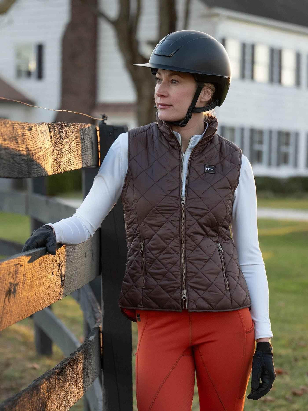 Ainsley Quilted Vest Outerwear by FITS Riding
