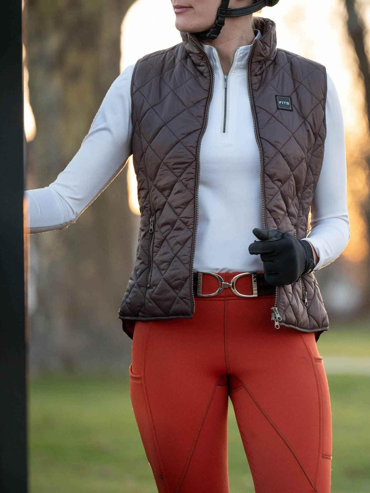 Ainsley Quilted Vest Outerwear by FITS Riding