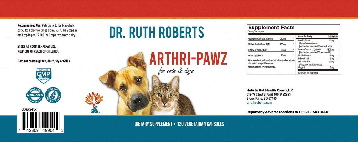 Arthri-Pawz – with Glucosamine for Cats and Dogs