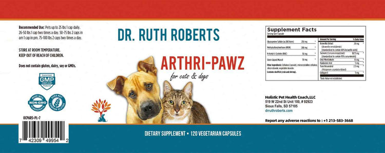 Arthri-Pawz – with Glucosamine for Cats and Dogs