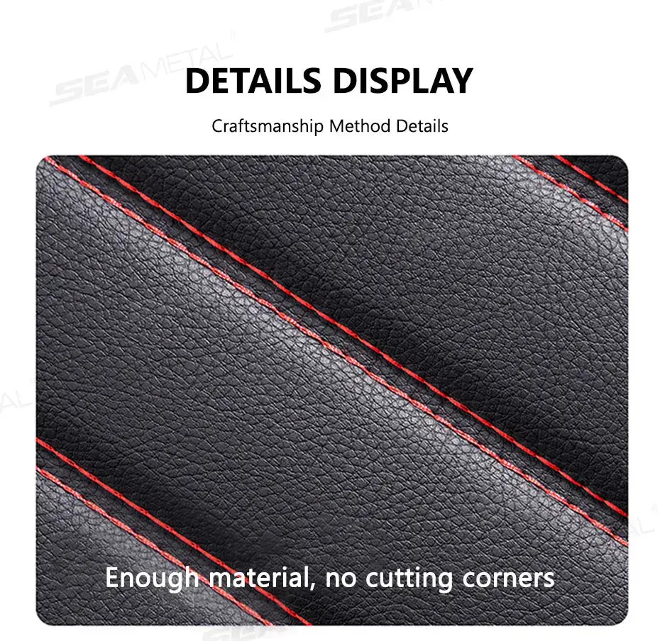 Black Leather Car Seat Covers Seametal Car Seat