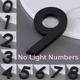 Custom House Numbers,LED Backlit Number Sign,Address Sign,Metal House Number Sign,Home Decor,Door Sign,Hotel Room Number Sign - GiFTiFY
