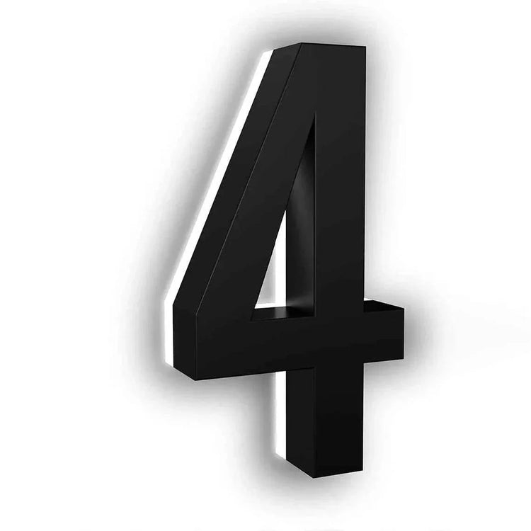 Custom House Numbers,LED Backlit Number Sign,Address Sign,Metal House Number Sign,Home Decor,Door Sign,Hotel Room Number Sign - GiFTiFY