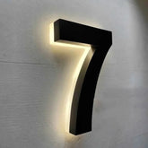 Custom House Numbers,LED Backlit Number Sign,Address Sign,Metal House Number Sign,Home Decor,Door Sign,Hotel Room Number Sign - GiFTiFY