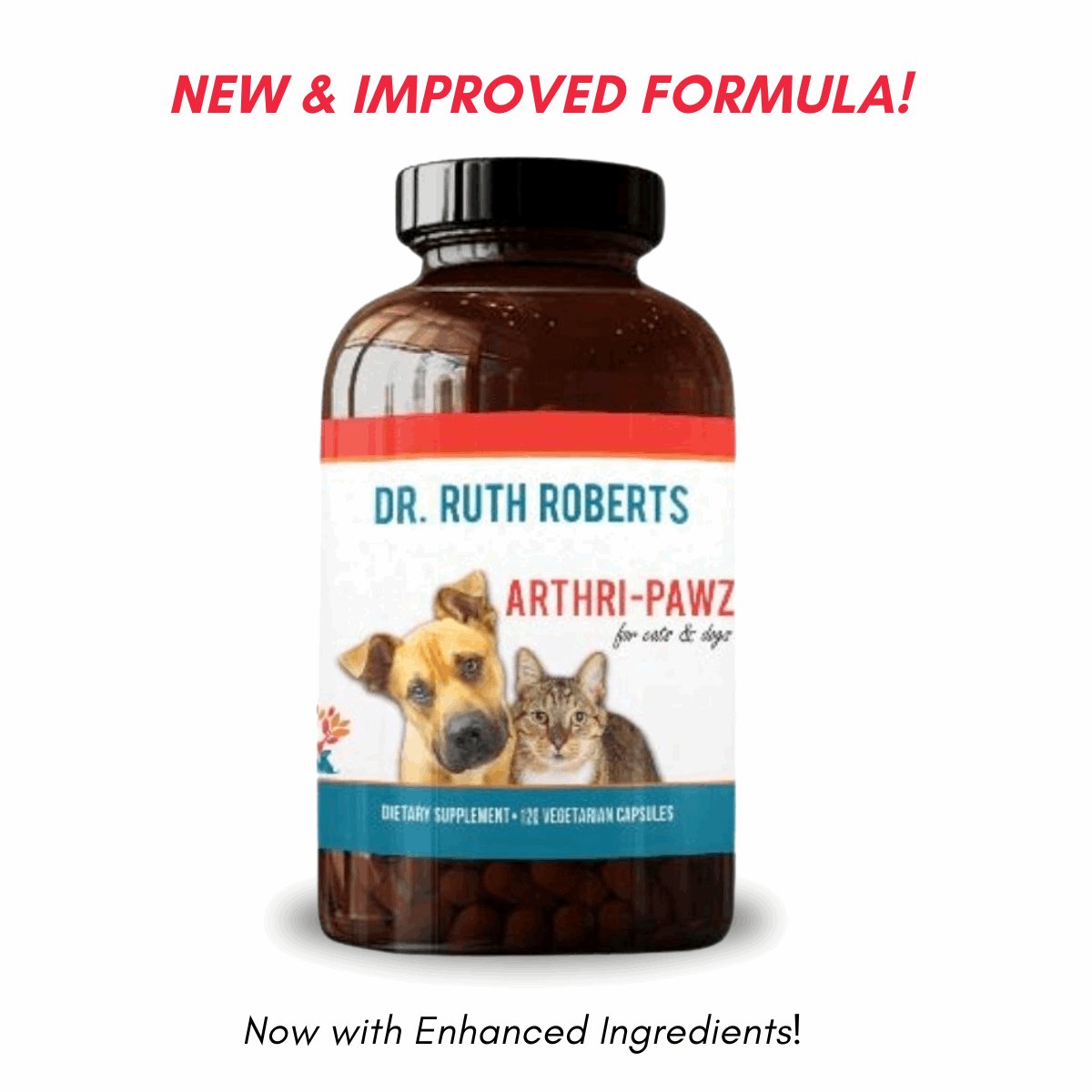 Arthri-Pawz – with Glucosamine for Cats and Dogs Joint Support by Dr. Ruth Roberts