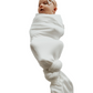 Dove Ribbed Stretch Swaddle