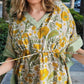 Soléa Block Print Cotton Caftan