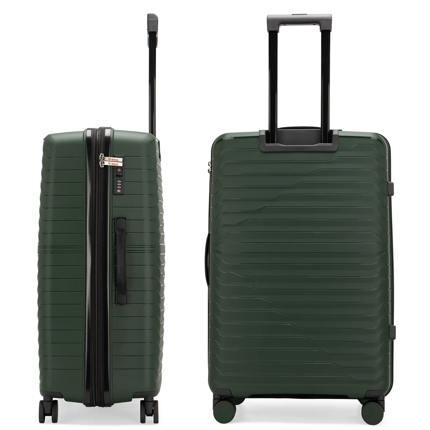 Excavator 3 Piece Expandable Tough Luggage Set Travellty