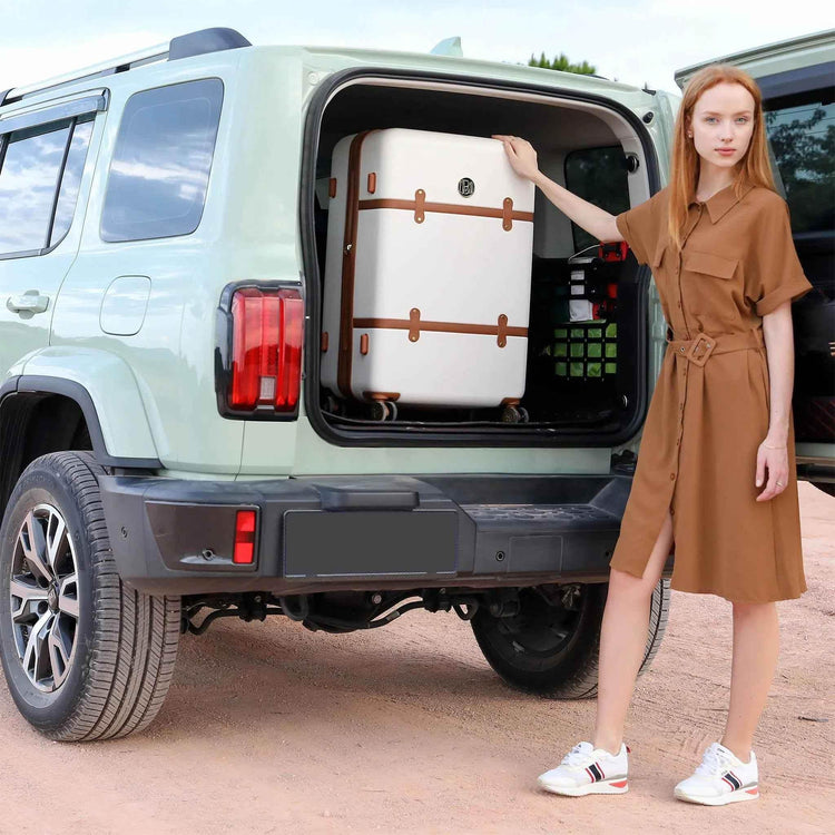 Grace 3 Piece Expandable Retro Luggage Set - GiFTiFY