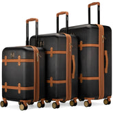Grace 3 Piece Expandable Retro Luggage Set - GiFTiFY