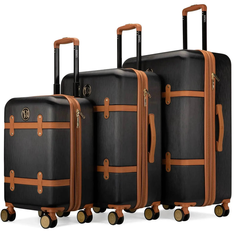 Grace 3 Piece Expandable Retro Luggage Set - GiFTiFY