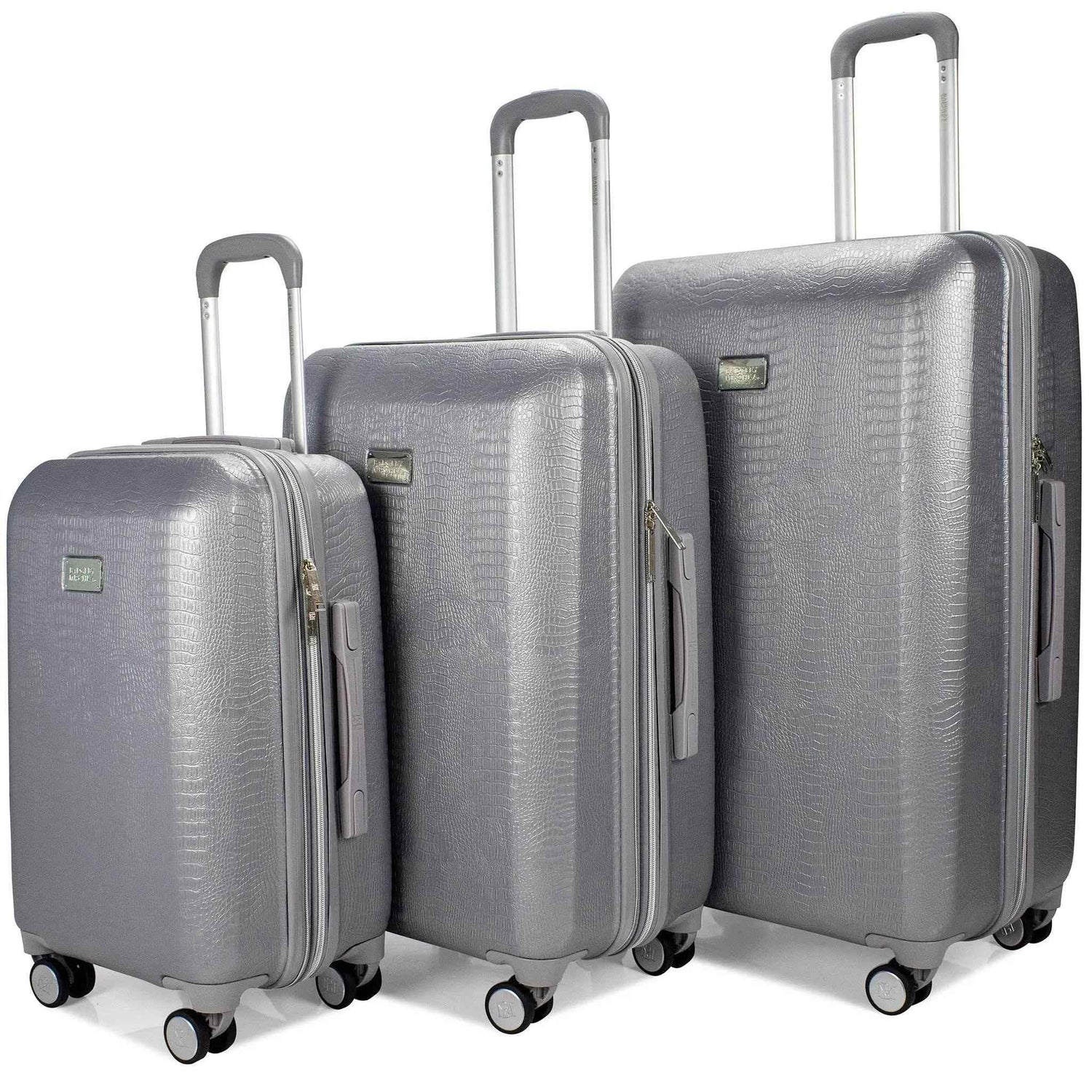 Snakeskin 3 Piece Expandable Classy Luggage Set - GiFTiFY