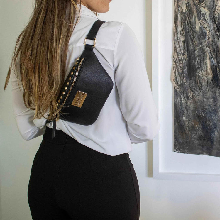 Bridgette Vegan Leather Belt Bag | Crossbody Sling - GiFTiFY