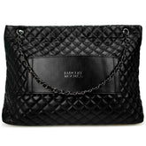 Diana Quilted Vegan Leather Weekender Tote Bag - GiFTiFY