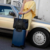 Diana Quilted Vegan Leather Weekender Tote Bag - GiFTiFY