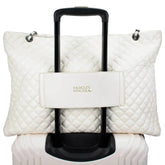 Diana Quilted Vegan Leather Weekender Tote Bag - GiFTiFY