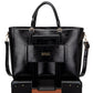Julia Rustic Vegan Leather Weekender Tote Bag Travellty
